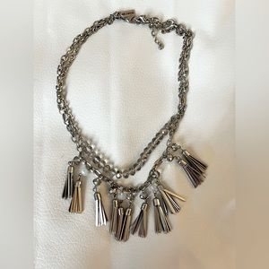 The Limited 2 Strand Necklace Featuring Beautiful Beads and Tassels